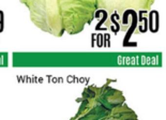 Nations Fresh Foods White ton choy offer