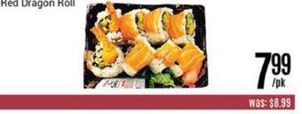 Nations Fresh Foods Red dragon roll offer
