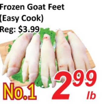 Seasons Foodmart Frozen goat feet offer