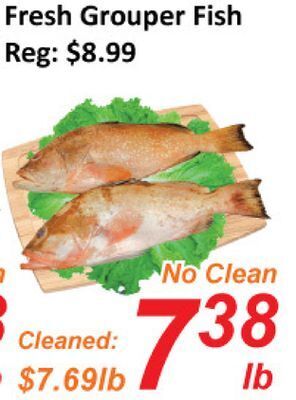 Seasons Foodmart Fresh grouper fish offer