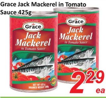 Seasons Foodmart Grace jack mackerel in tomato sauce offer