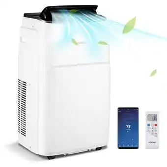 Best Buy Costway 13,000 btu portable air conditioner with cool, fan, heat & dehumidifier offer