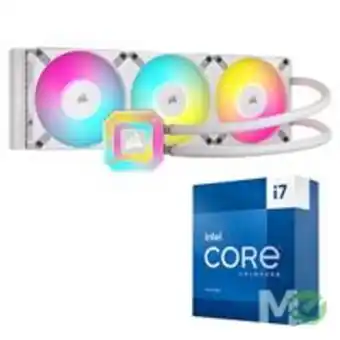 Memory Express Core™ i7-13700k processor bundle w/ corsair h150i elite capellix xt 360mm radiator cpu cooler offer