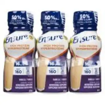 Ensure high protein vanilla nutritional supplement
