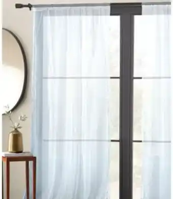 Beddington's Lauren taylor 2pk basic elegance pole top window panels offer