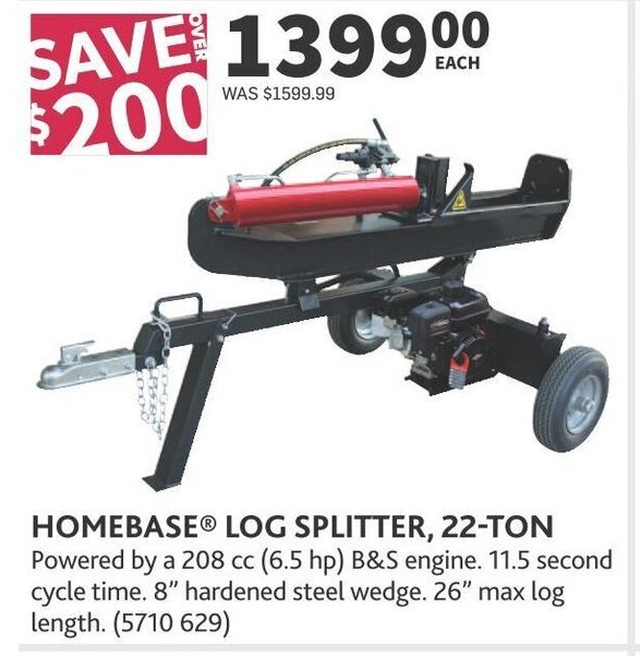 All Log splitter offers Find and view the cheapest Log splitter offer!