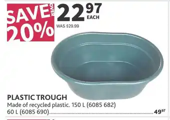 Co-op PLASTIC TROUGH 150L offer
