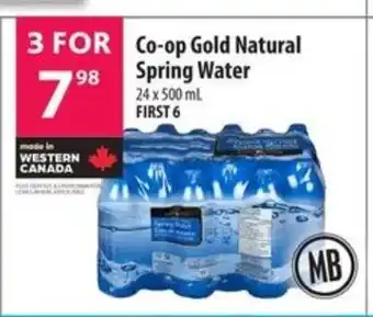 Co-op Gold Natural 198 Spring Water offer