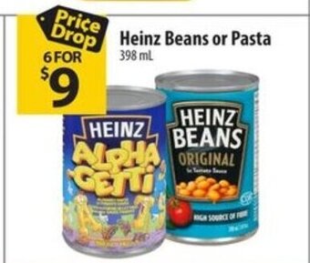 Co-op Heinz Beans or Pasta 398ml offer