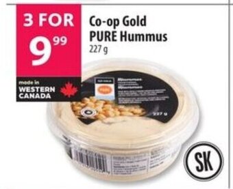Co-op Gold PURE Hummus 227 g offer