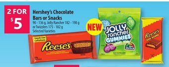 Co-op Hershey's Chocolate Bars or Snacks offer