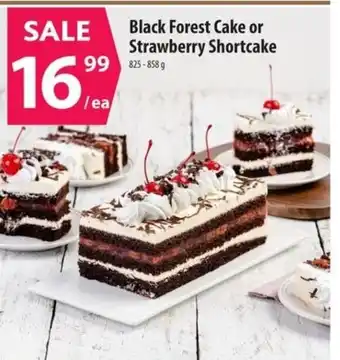 Co-op Black Forest Cake or Strawberry Shortcake 825-858 g offer