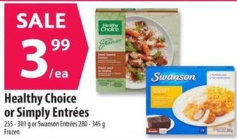 Co-op Healthy Choice or Simply Entrées offer