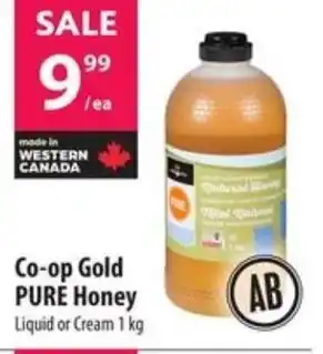 Co-op Gold PURE Honey Liquid or Cream 1 kg offer