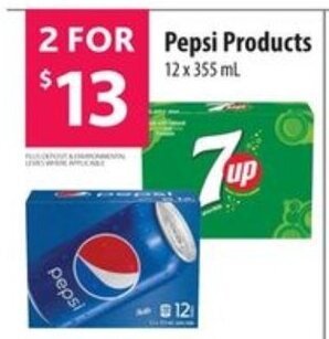 Co-op Pepsi Products 12x355mL offer