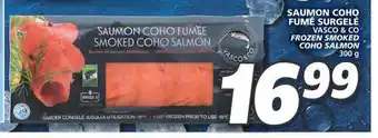 IGA SAUMON COHO FUMÉ SURGELE offer