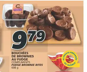 IGA BOUCHÉES DE BROWNIES AU FUDGE offer