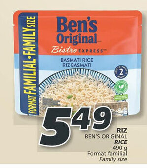 IGA BEN'S ORIGINAL RICE 490g offer