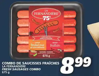 IGA FRESH SAUSAGES COMBO 675 g offer