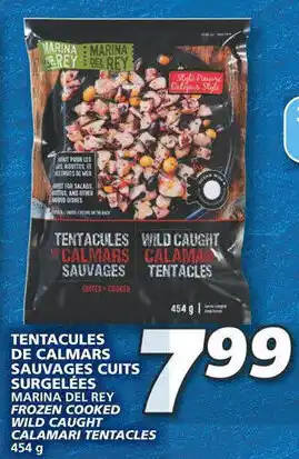 IGA FROZEN COOKED WILD CAUGHT CALAMARI TENTACLES 454 g offer
