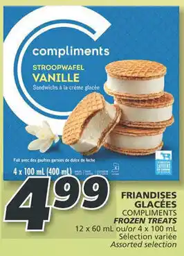 IGA FROZEN TREATS 4 x 100 mL offer