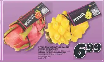IGA PURPLE OR YELLOW PITAHAYA offer