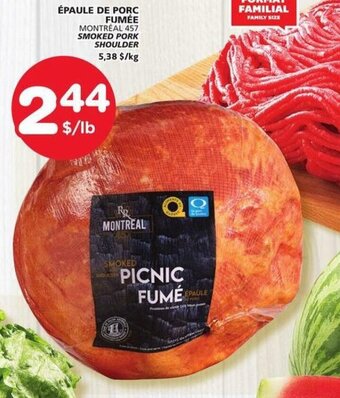 IGA SMOKED PORK SHOULDER offer