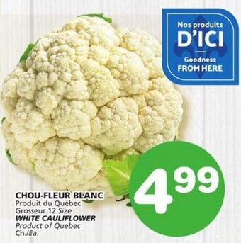 IGA WHITE CAULIFLOWER offer