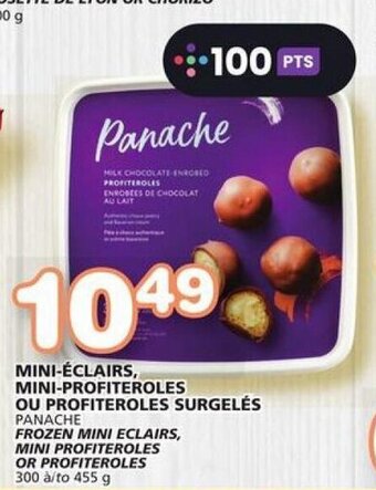 IGA FROZEN MINI ECLAIRS, MINI PROFITEROLES OR PROFITEROLES 455 g offer