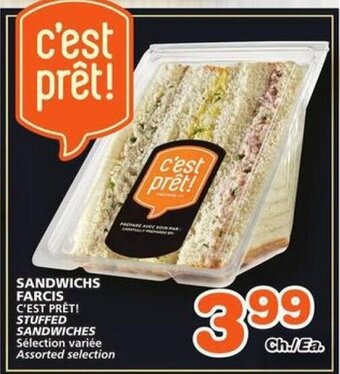 IGA STUFFED SANDWICHES offer