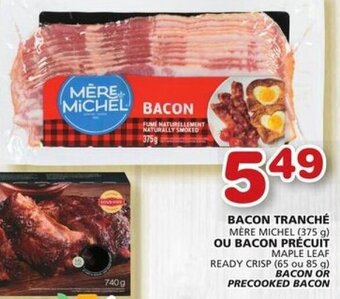 IGA BACON OR PRECOOKED BACON offer