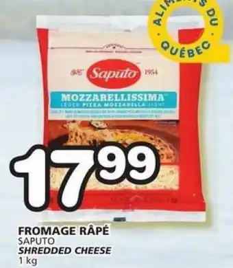 IGA SHREDDED CHEESE 1 kg offer