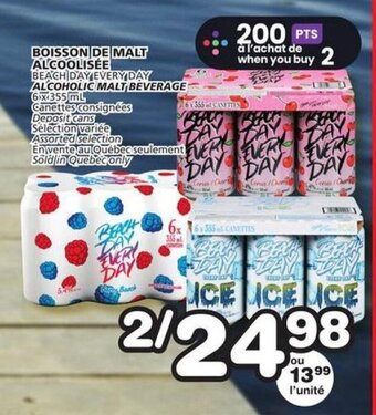 IGA ALCOHOLIC MALT BEVERAGE 6 x 355 mL offer