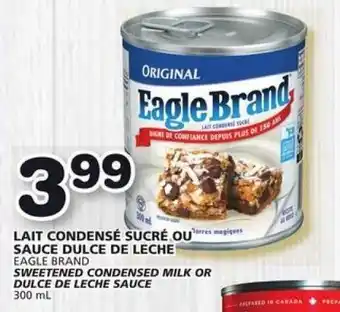IGA SWEETENED CONDENSED MILK OR DULCE DE LECHE SAUCE 300 mL offer