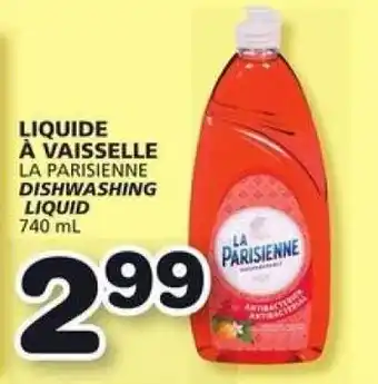 IGA DISHWASHING LIQUID 740 mL offer