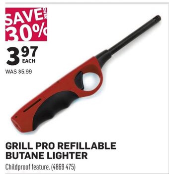 Co-op GRILL PRO REFILLABLE BUTANE LIGHTER offer