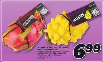 IGA PURPLE OR YELLOW PITAHAYA Pack of 2 offer