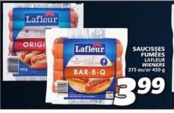 IGA LAFLEUR WIENERS 375 or 450 g offer