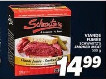 IGA SCHWARTZ'S SMOKED MEAT 500 g offer