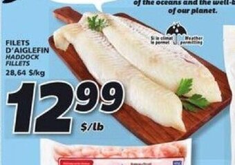 IGA HADDOCK FILLETS offer