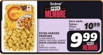 IGA COMPLIMENTS SIMPLE NATURELLEMENT FRESH STUFFED PASTA 1 kg offer