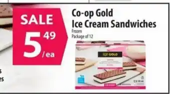 Gold Ice Cream Sandwiches