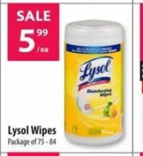 Co-Op Food Lysol Wipes offer