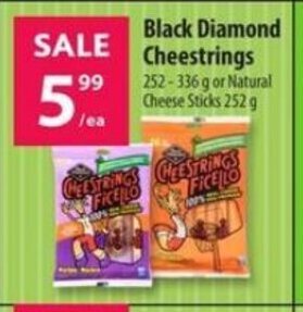 Co-Op Food Black diamond cheesestrings offer