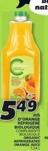 IGA JUS D'ORANGE RÉFRIGÉRÉ BIOLOGIQUE offer