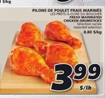 IGA PILONS DE POULET FRAIS MARINES offer
