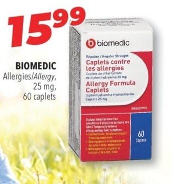 Familiprix BIOMEDIC Allergies/Allergy offer