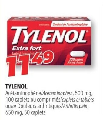 Familiprix TYLENOL offer