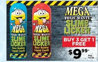 Showcase Mega toxic waste slime licker offer