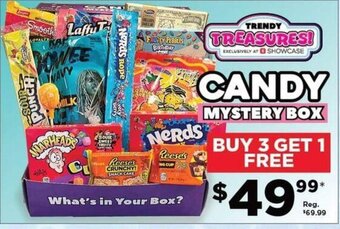 Showcase TRENDY TREASURES CANDY MYSTERY BOX offer